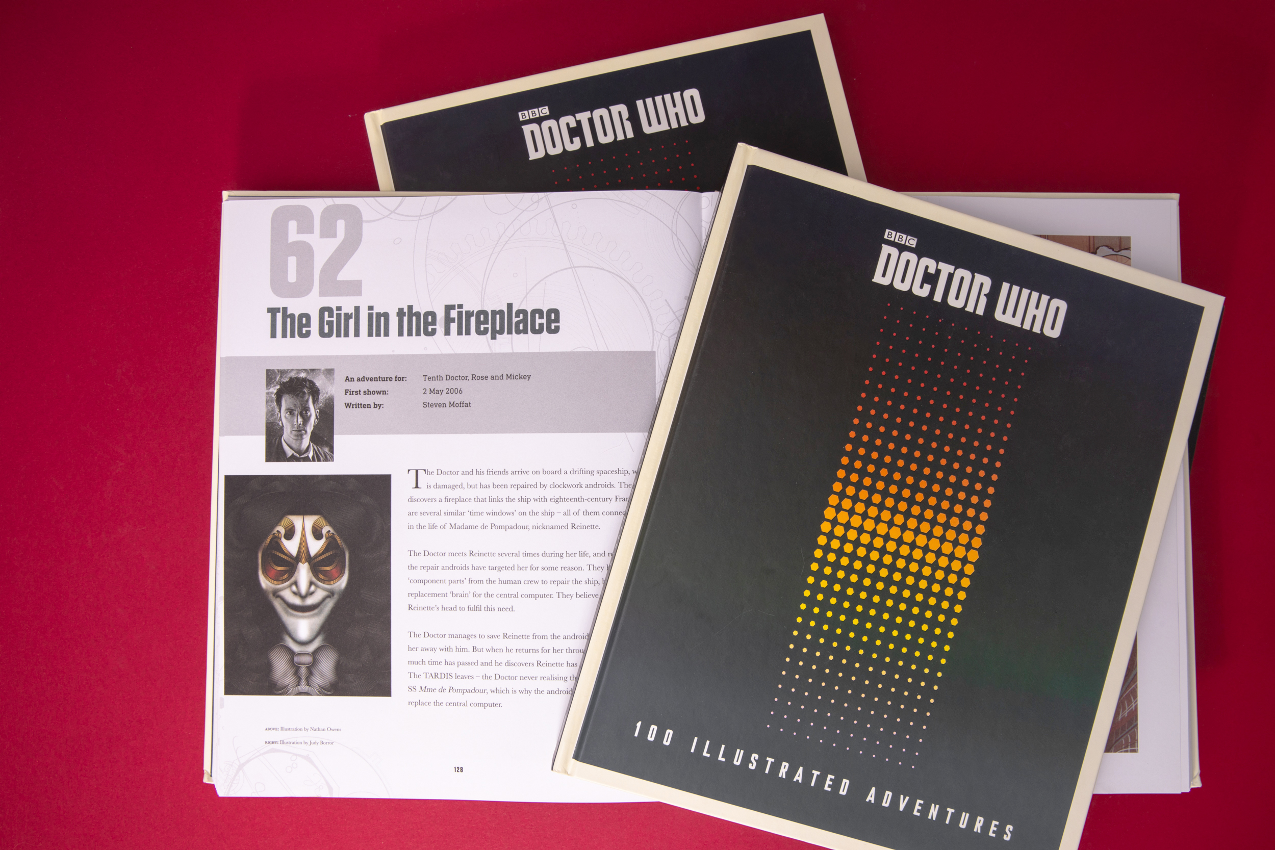 BBC Doctor Who 100 Illustrated Adventures Book