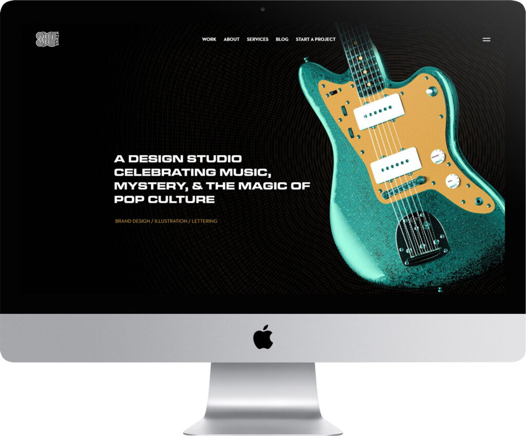 Gold Sheep Design Brand Website Design