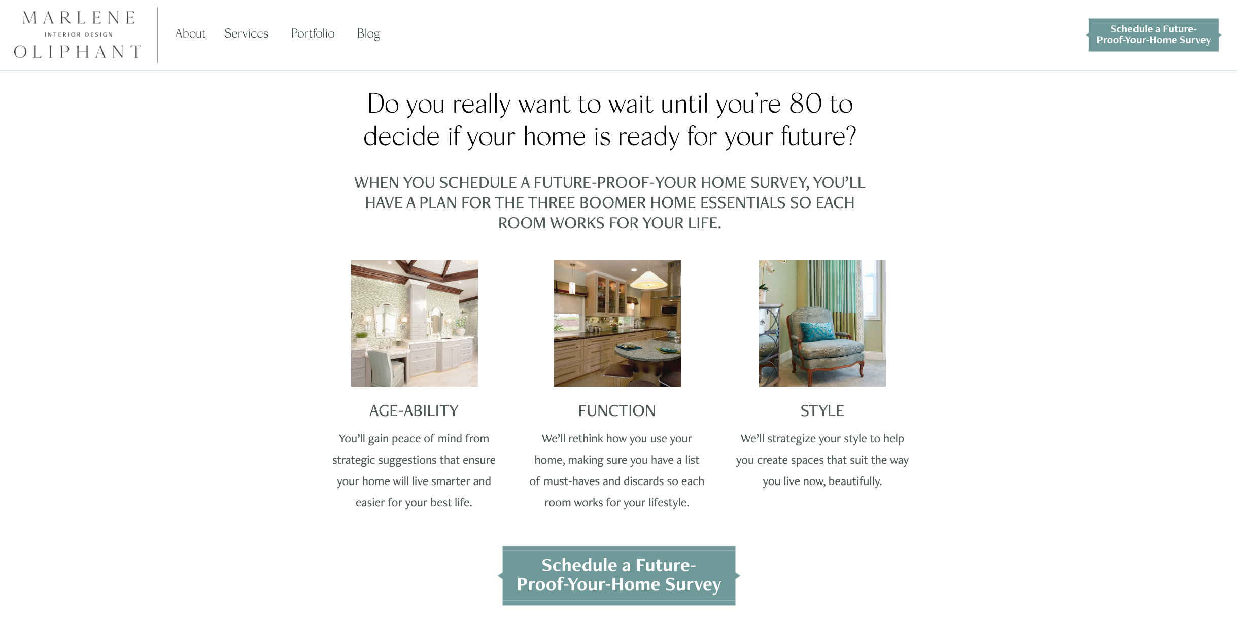 storybrand website agreement plan example interior designer