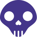 FoulPlay Games Color System - shadow blue skull Icon