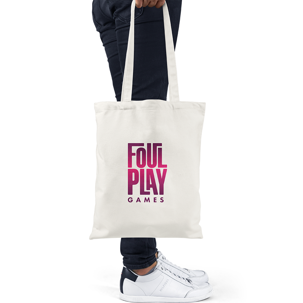 FoulPlay Games Logo System Merch - Murder Mystery Game Tote
