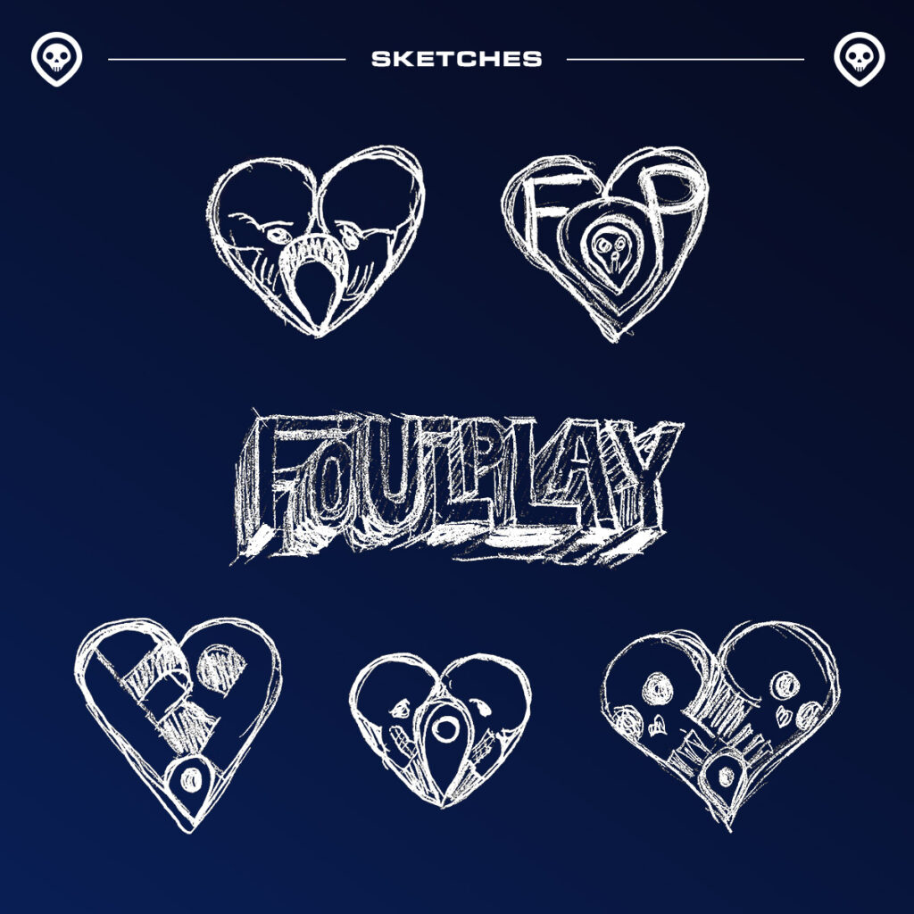 Foulplay Games Skull Sketches