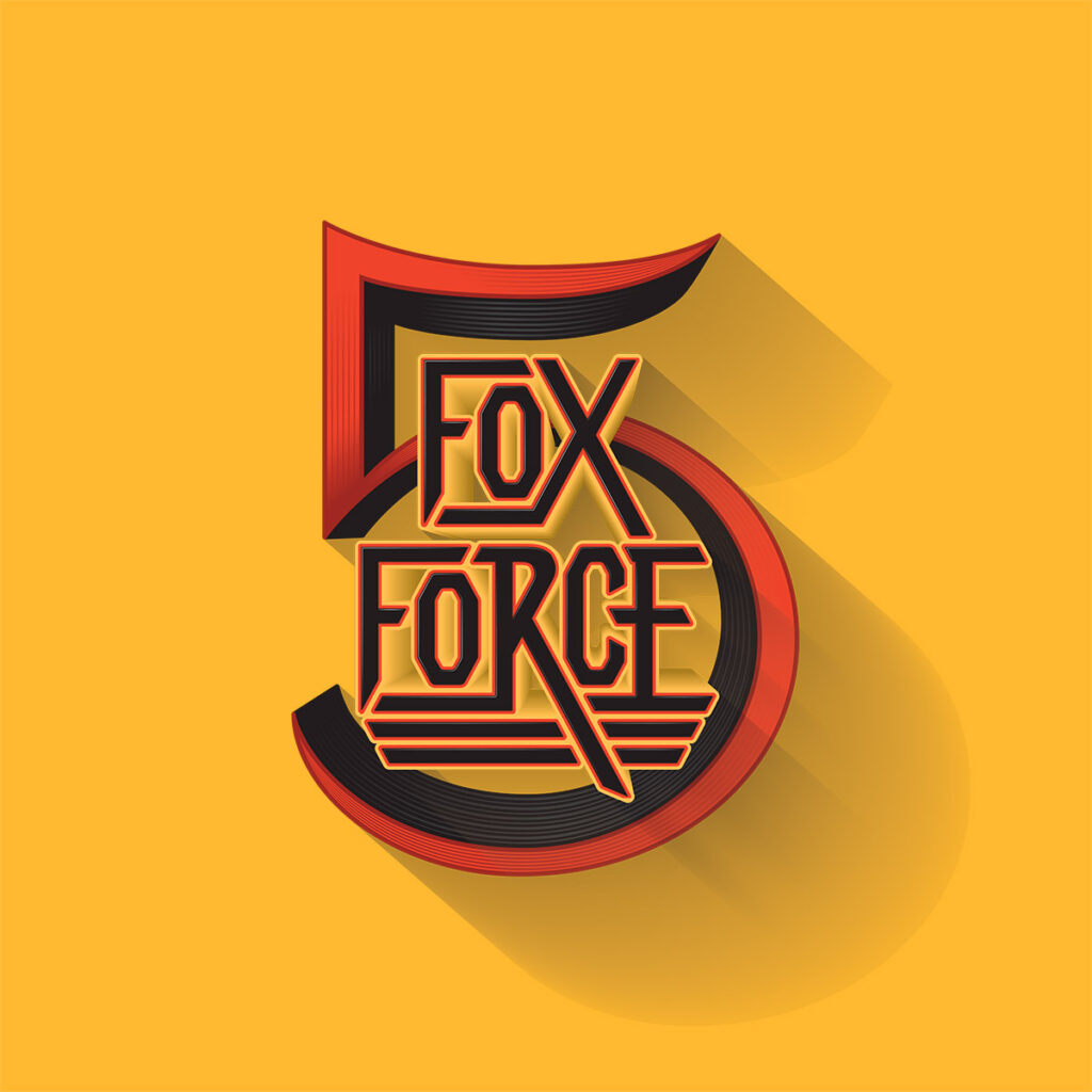Pulp Fiction Art Tribute | Fox Force 5 Lettering