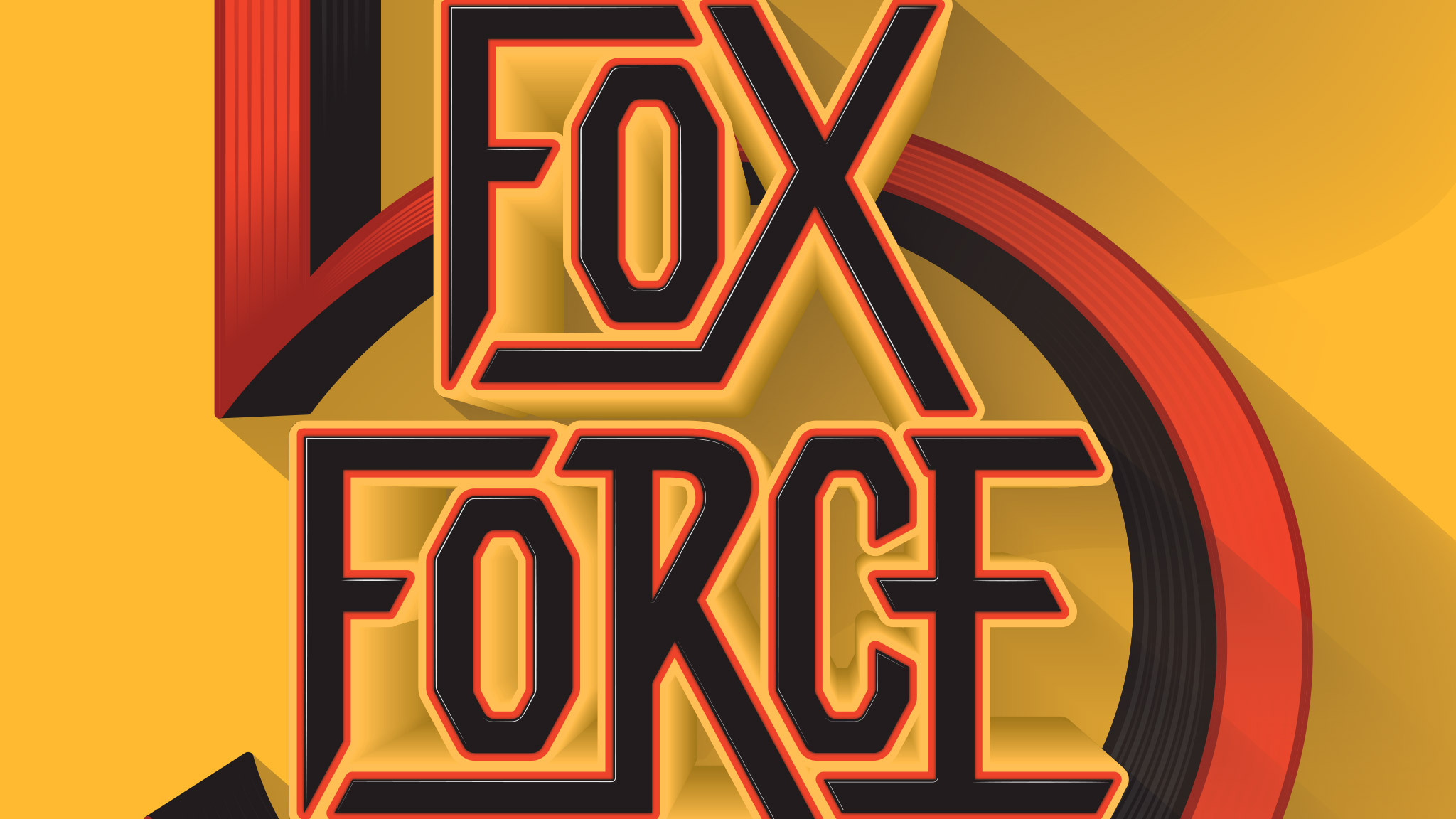 Pulp Fiction Art Tribute | Fox Force 5 Lettering Zoom