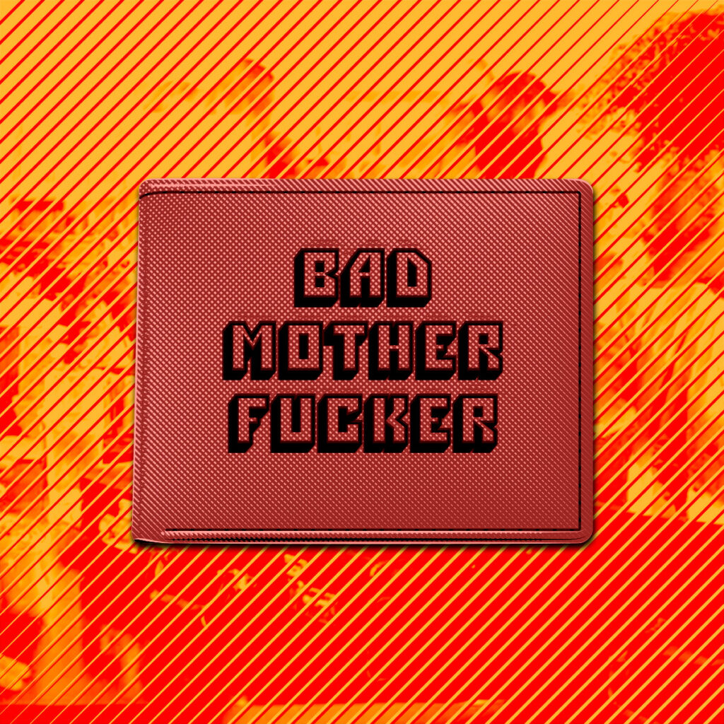 Pulp Fiction Wallet Bad Motherfucker Illustration