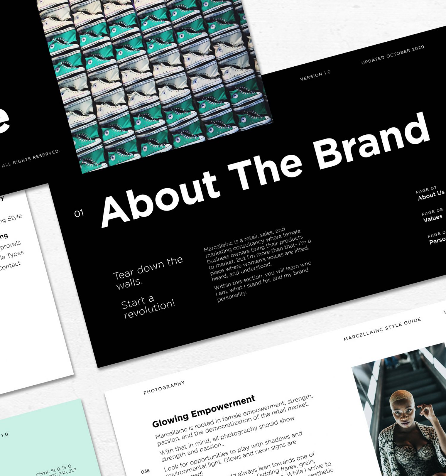 Marcella Inc Branding Style Guide